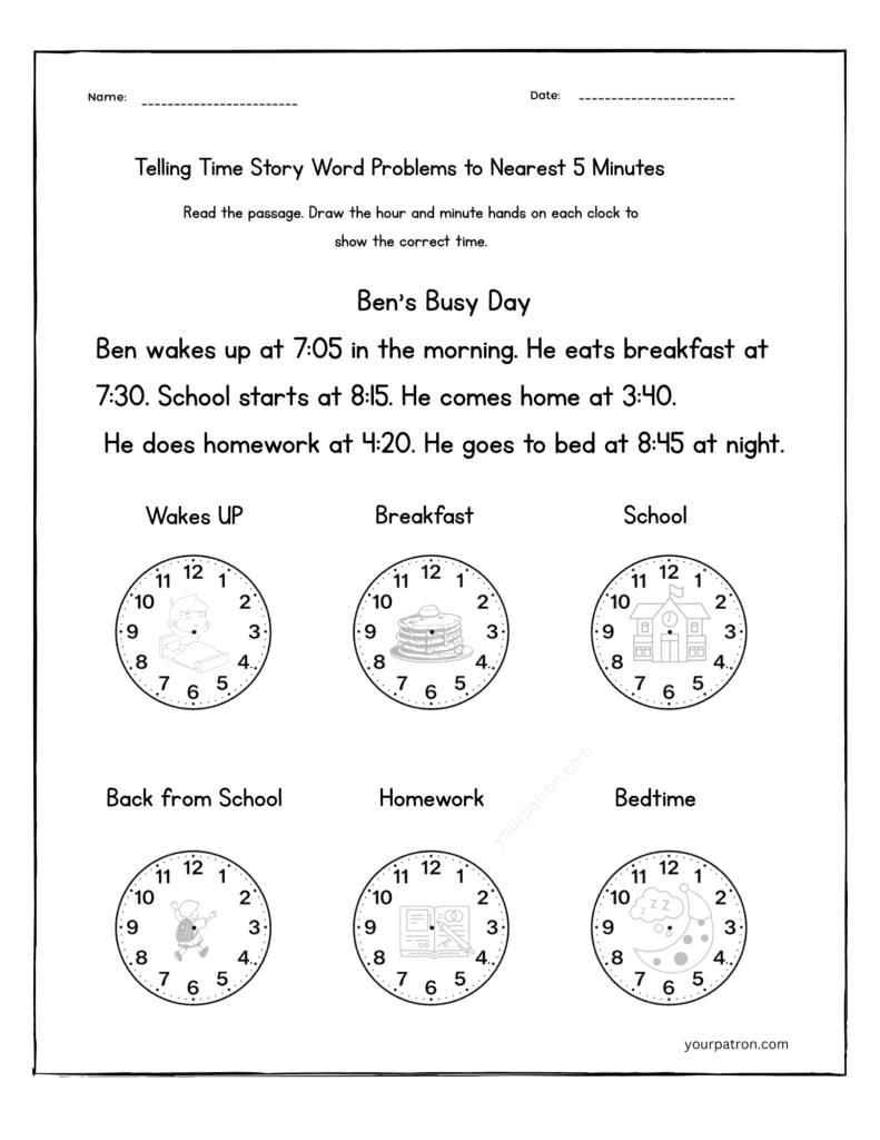 telling-time-word-problems-nearest-5-minutes-grade-2